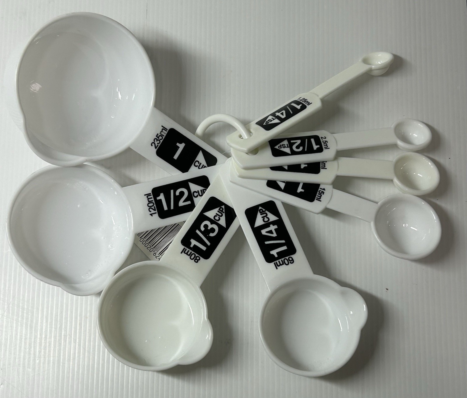 8 Piece Measuring Cups True Living Measuring Set Tablespoons Cups