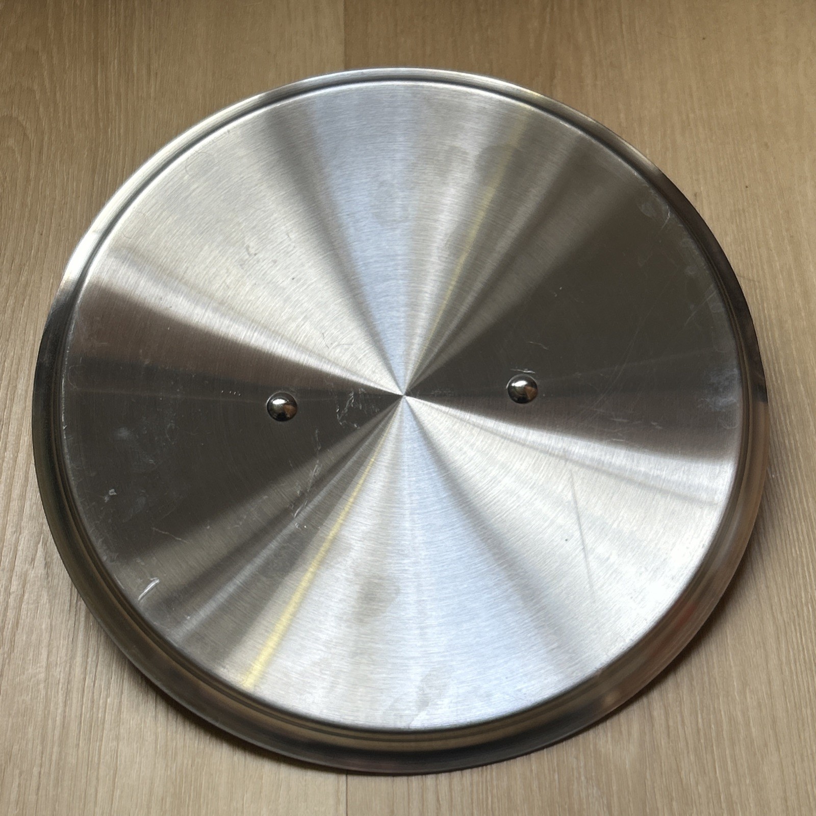All Clad D3 D5 Stainless Steel Lid Only 11 1/4″ Outside 10 1/2″ Inside
