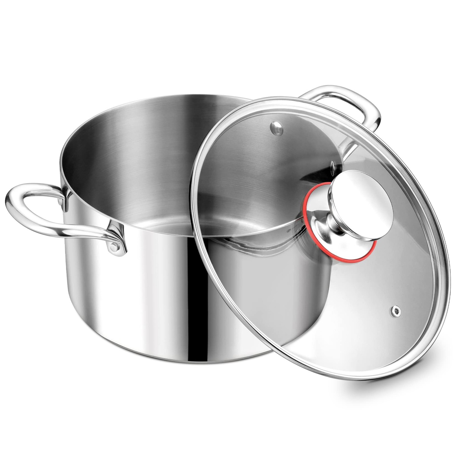 5 Quart Tri-Ply Stainless Steel Stock Pot 5 Qt Stockpot Pasta Cooking