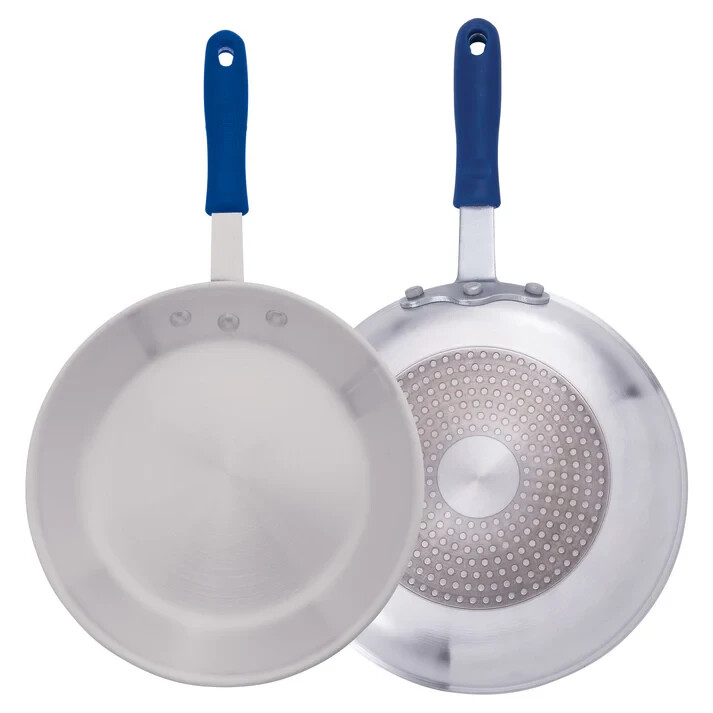 Winco AFPI-12H, 12-Inch Induction Ready Aluminum Fry Pan, Natural Finish