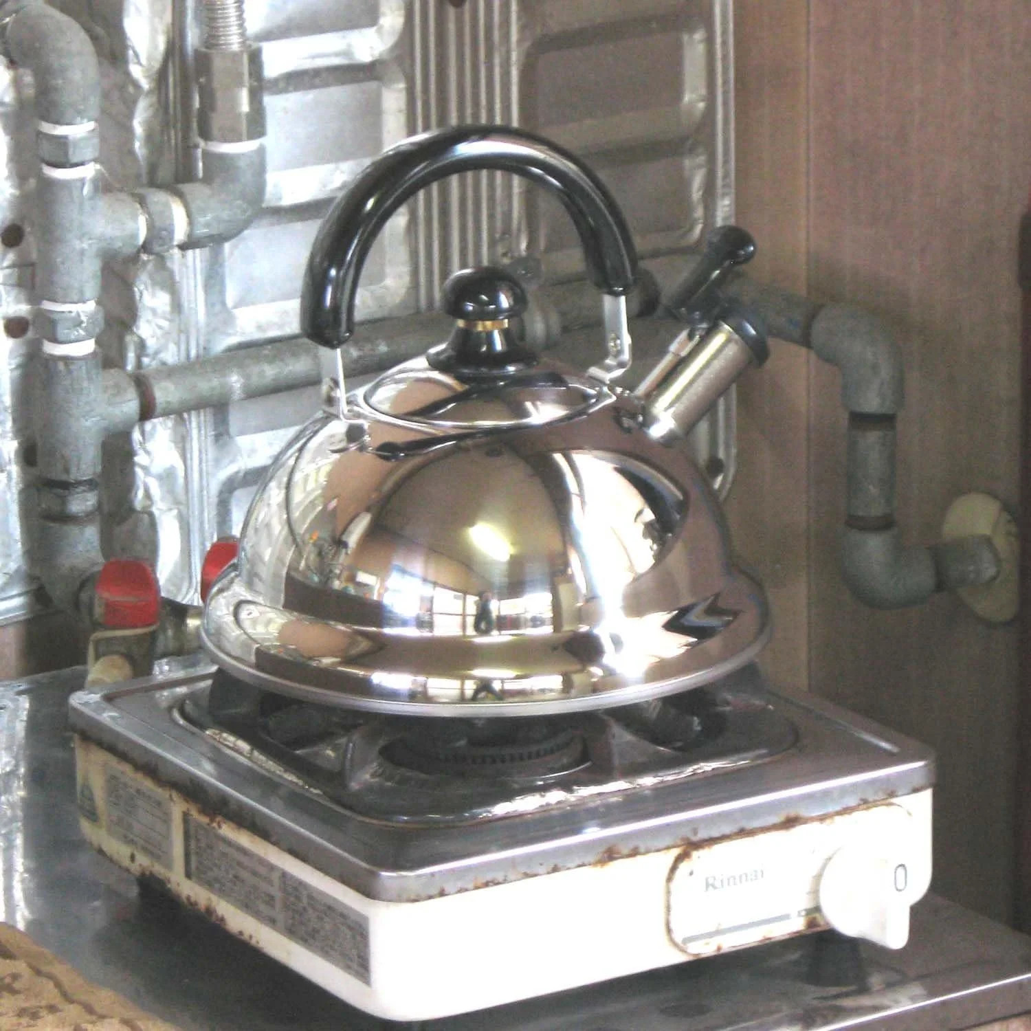 JapanBargain, Quickone Takei Energy-Saving Fuefuki Whistle Kettle, Induction Coo