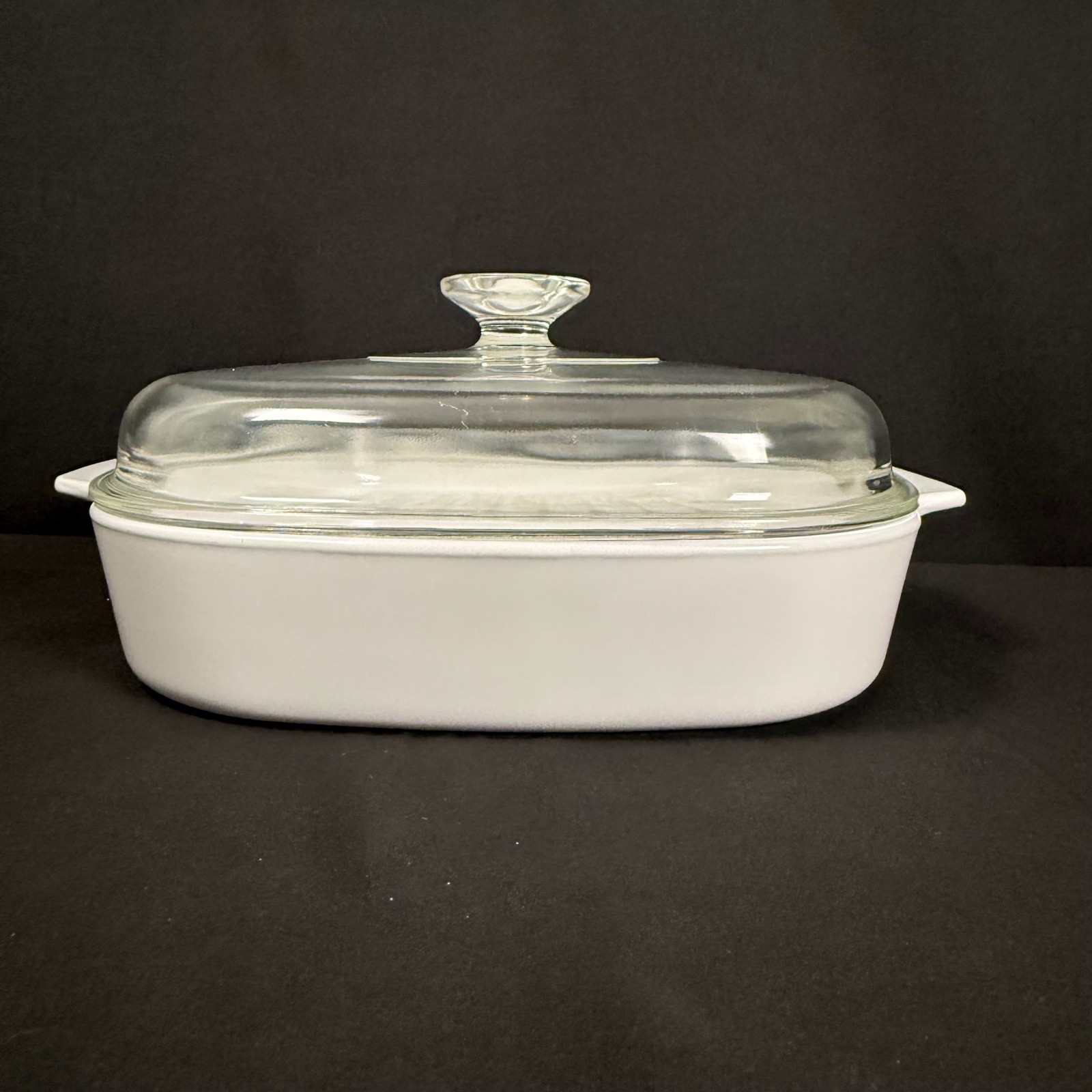 Corning Ware Just White 10″ Grill Pan MW-10-GR-B & Lid A-12-C Vintage 1979-86