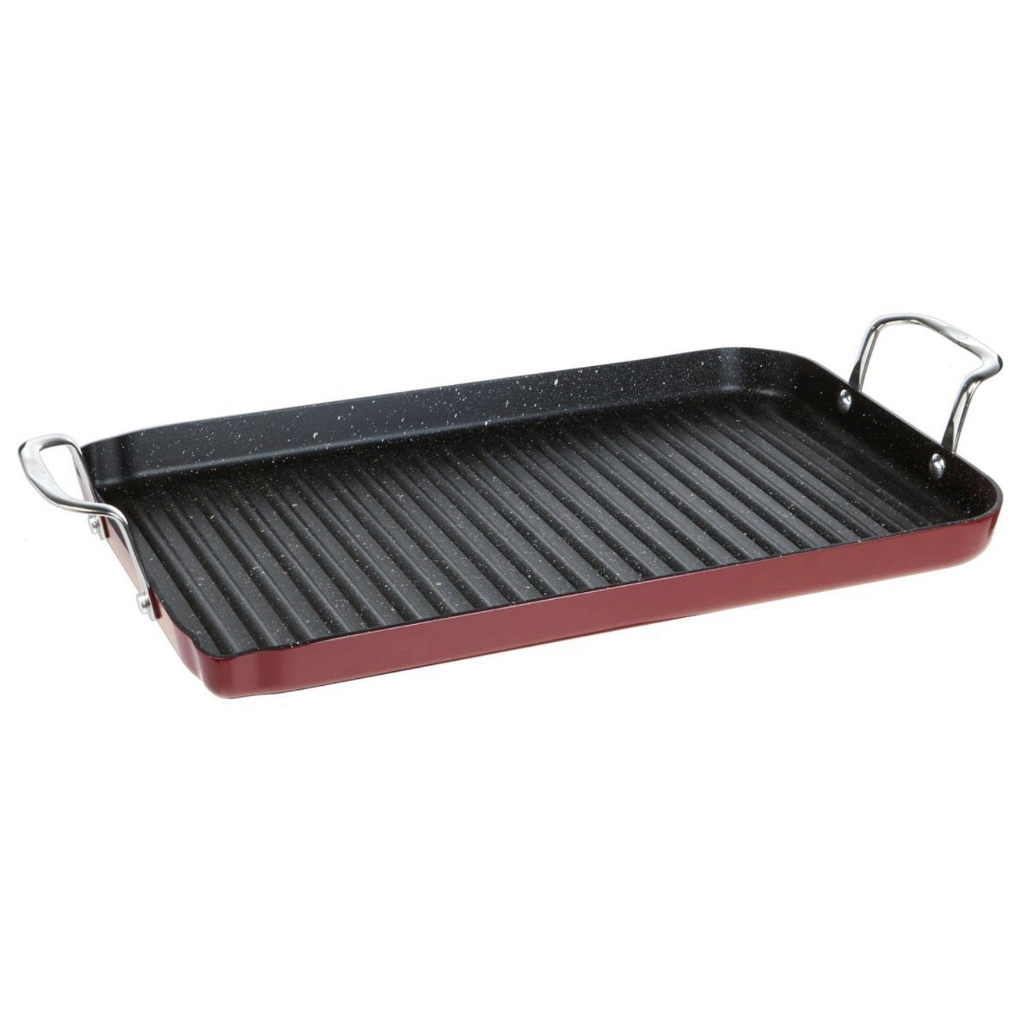 Curtis Stone Double Burner Grill Pan Dura-Pan Non-Stick Coating New in Open Box
