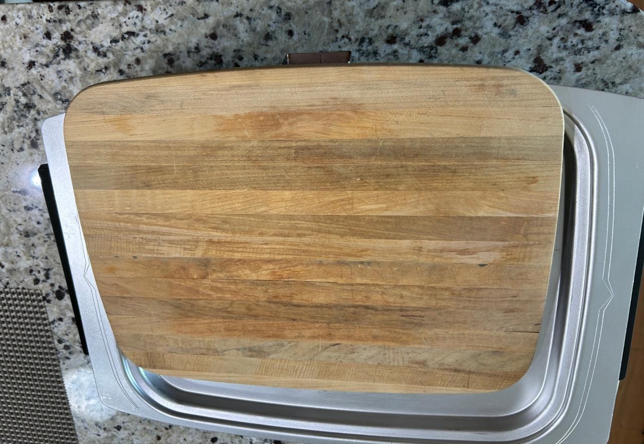 West Bend Miracle Lektro Maid 13669 Electric Skillet Tray Cutting Board