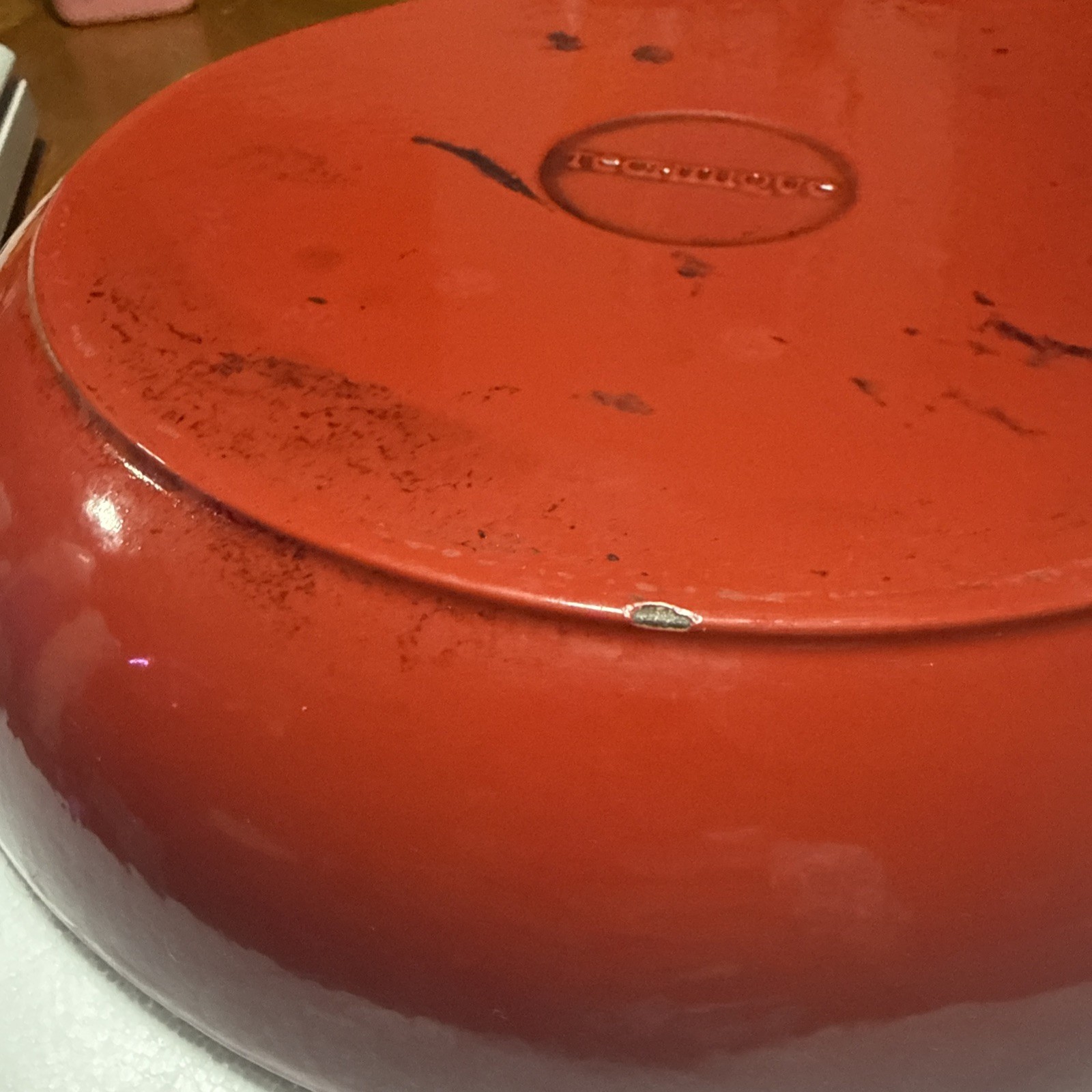 Technique Cast Iron Braiser Red Enameled Covered Casserole Dutch Oven