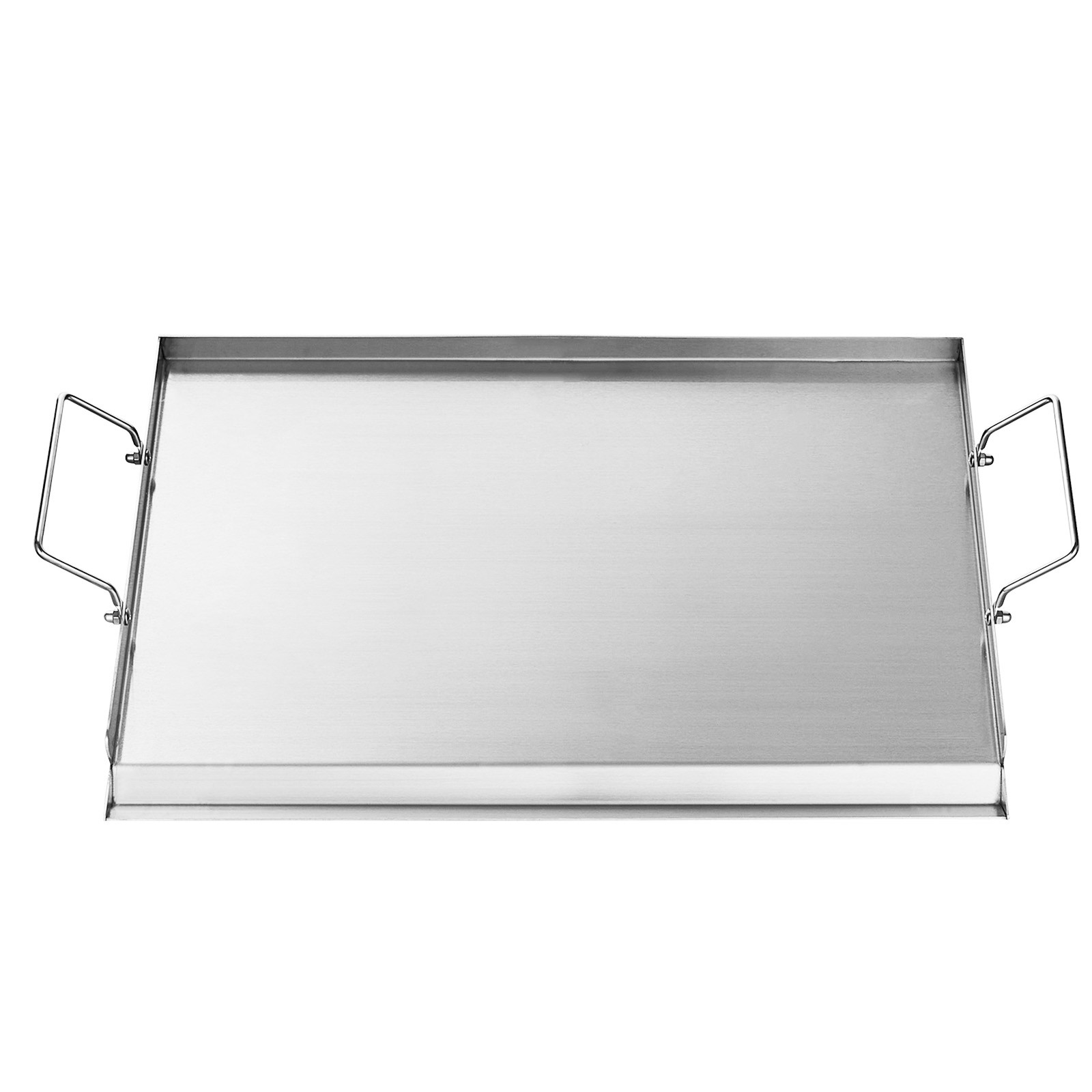 23×16 in Flat Top Griddle Stainless Steel BBQ Grill Pan