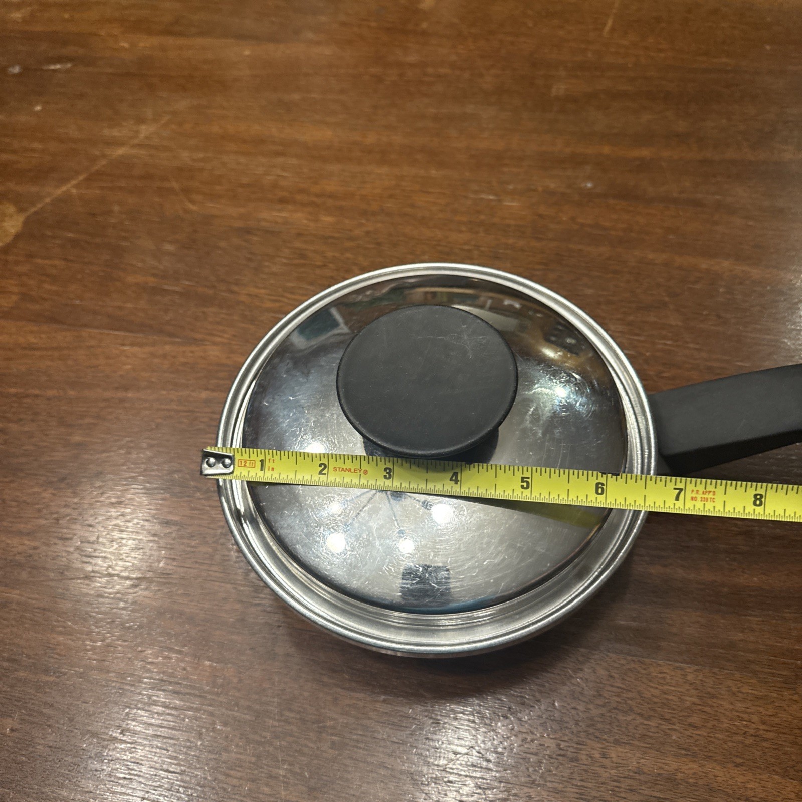Vintage Seal O Matic Thermium Stainless Steel Pots USA 3 PC Set