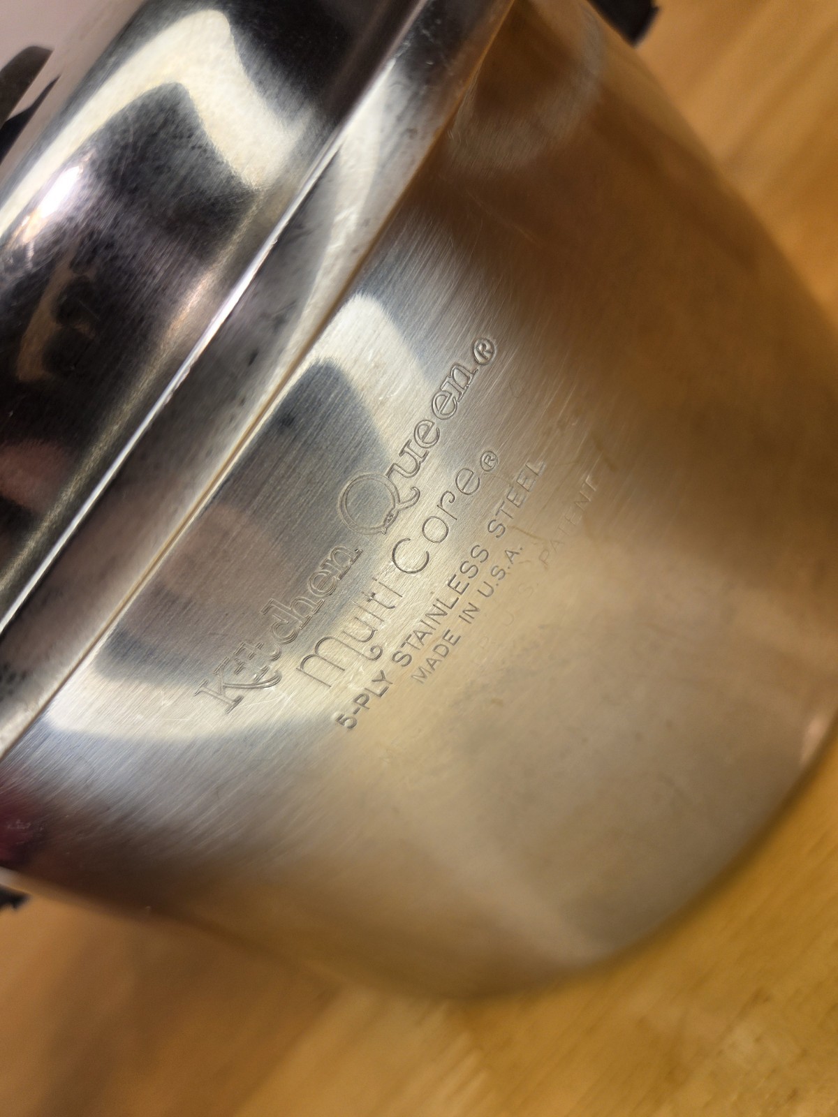 Kitchen Queen Multi Core 5-ply Stainless Steel 1 Quart Stock Pot Made In the USA