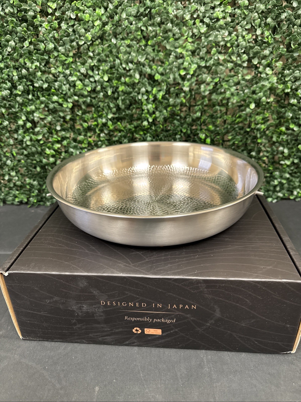 Okura Cookware Hand Hammered Premium Titanium Pan With Two Handles