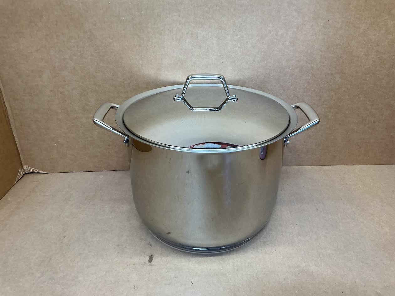 Tramontina 16 Quart Stainless Steel Covered Stock Pot