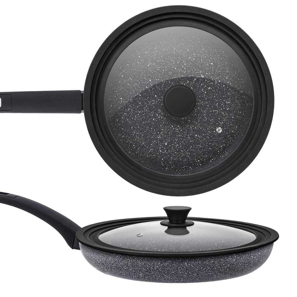 Universal Lid for Pots,Pans and Skillets – Tempered Glass with Heat Resistant
