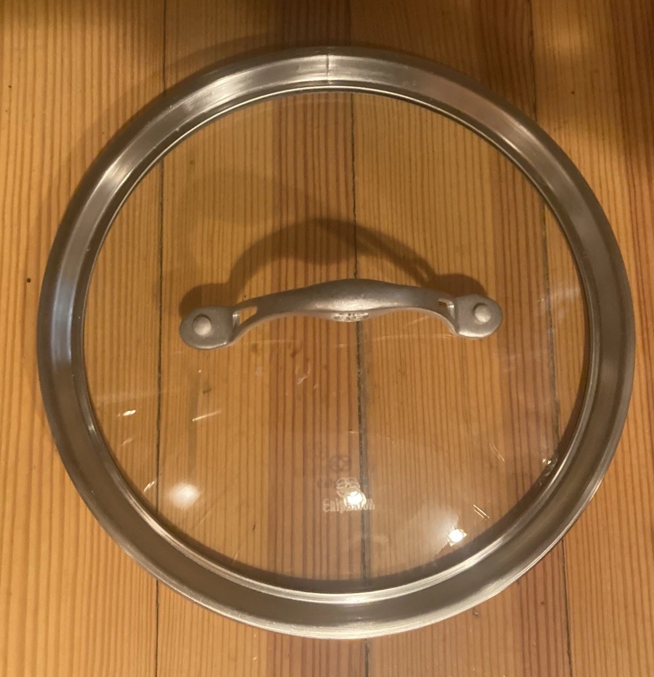 Calphalon Pot Pan Lid Stainless Steel Glass 9 1/4” Tot Dia For 8 3/4” Inside Dia