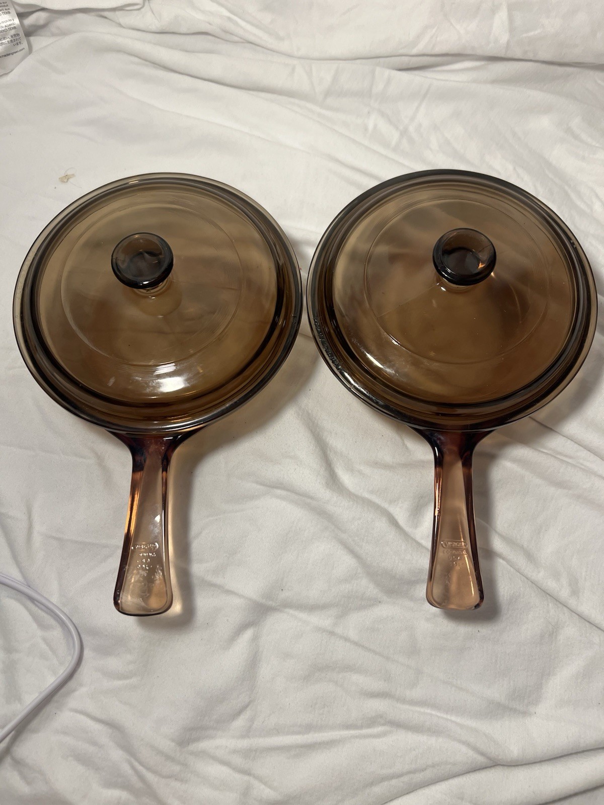 Vision Corning Amber Set w/ Lids .5L