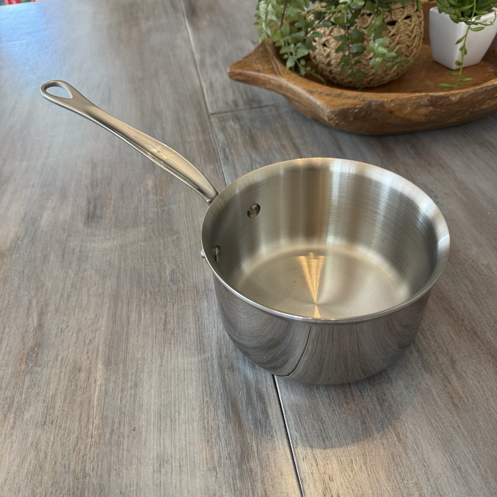 Mauviel M’Cook 1830 6.3” 5-Ply Stainless Steel Saucepan Made in France