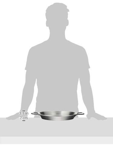 Garcima 13 1/2-Inch Pata Negra Restaurant Grade Paella Pan 34Cm Pn-13.5