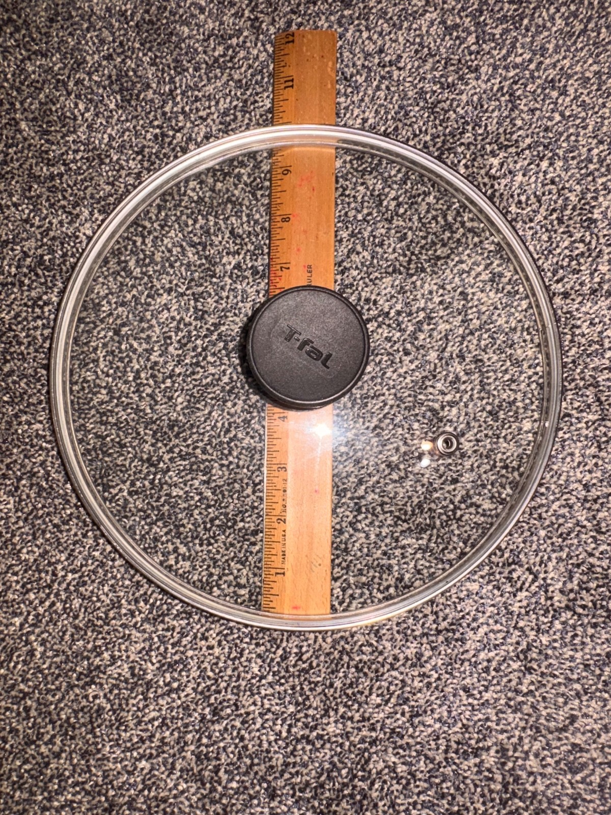 T-FAL Glass Replacement 10 Inch Pot Pan Skillet Lid 9.5 Inch Inner