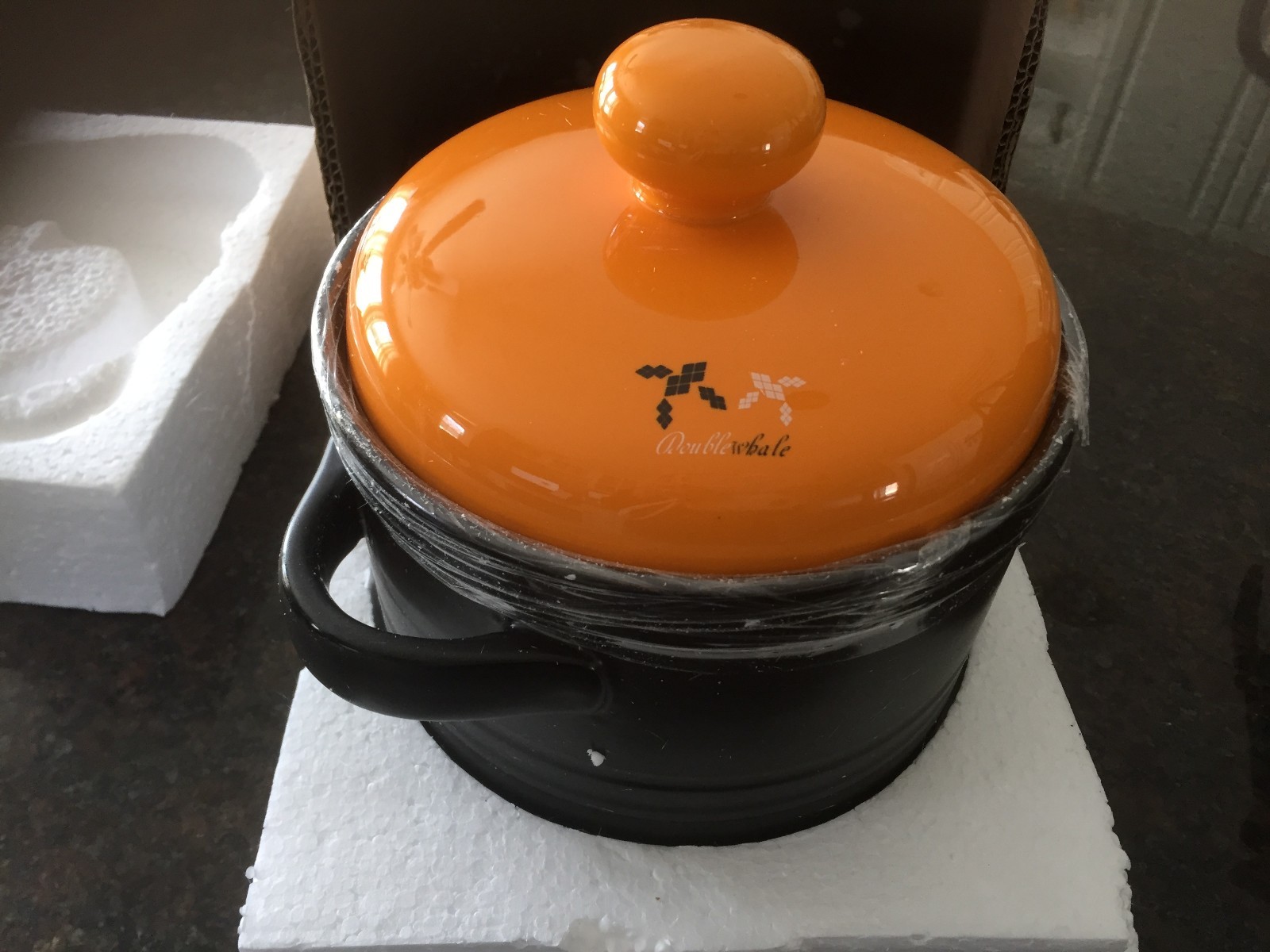 Ceramic Casserole Soup Pot Healthy Nonstick Stew Pot Hot Pot Casserole 2 liter