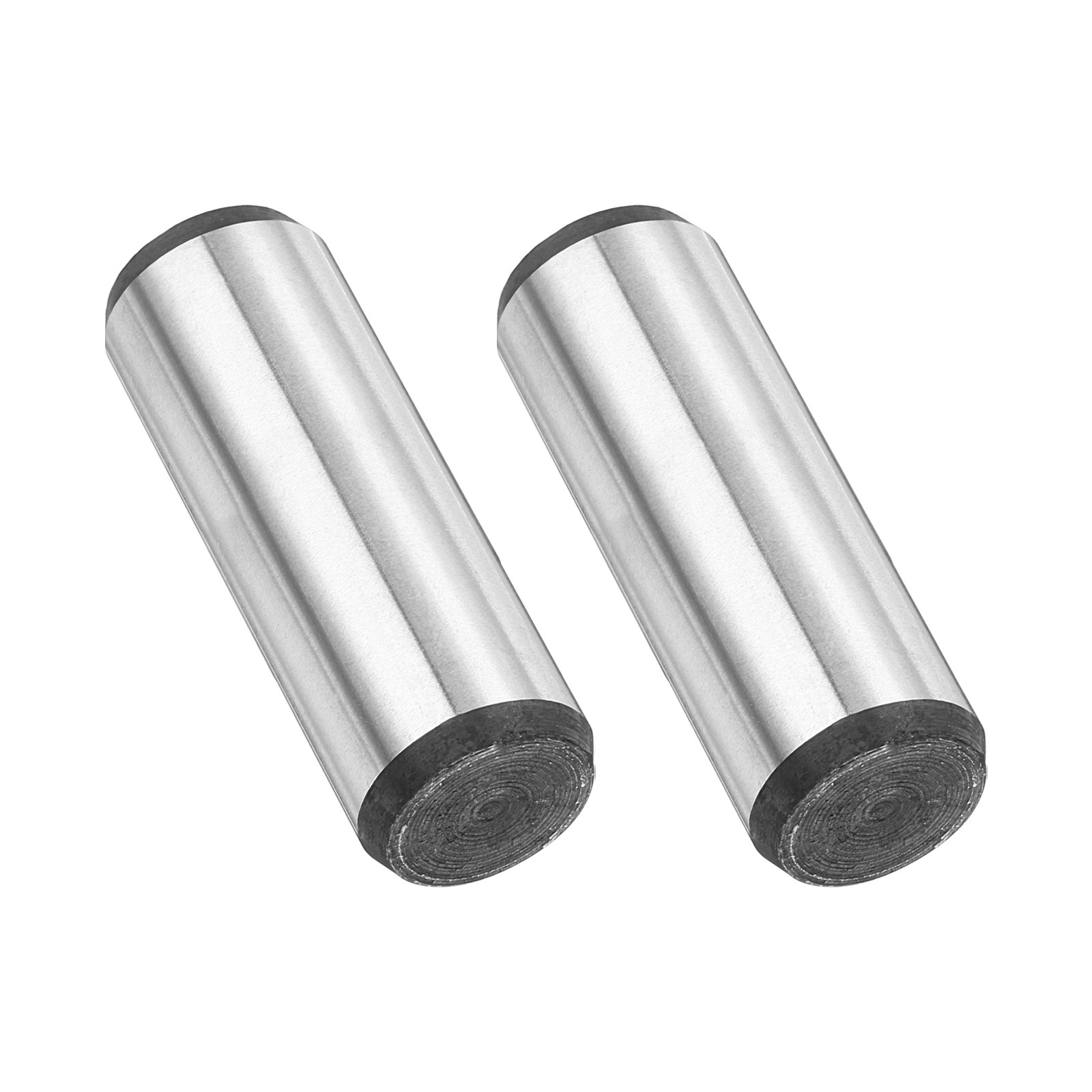 2 Carbon Steel Tips for 1/2″ x 1-1/2″, Silver Round Rods
