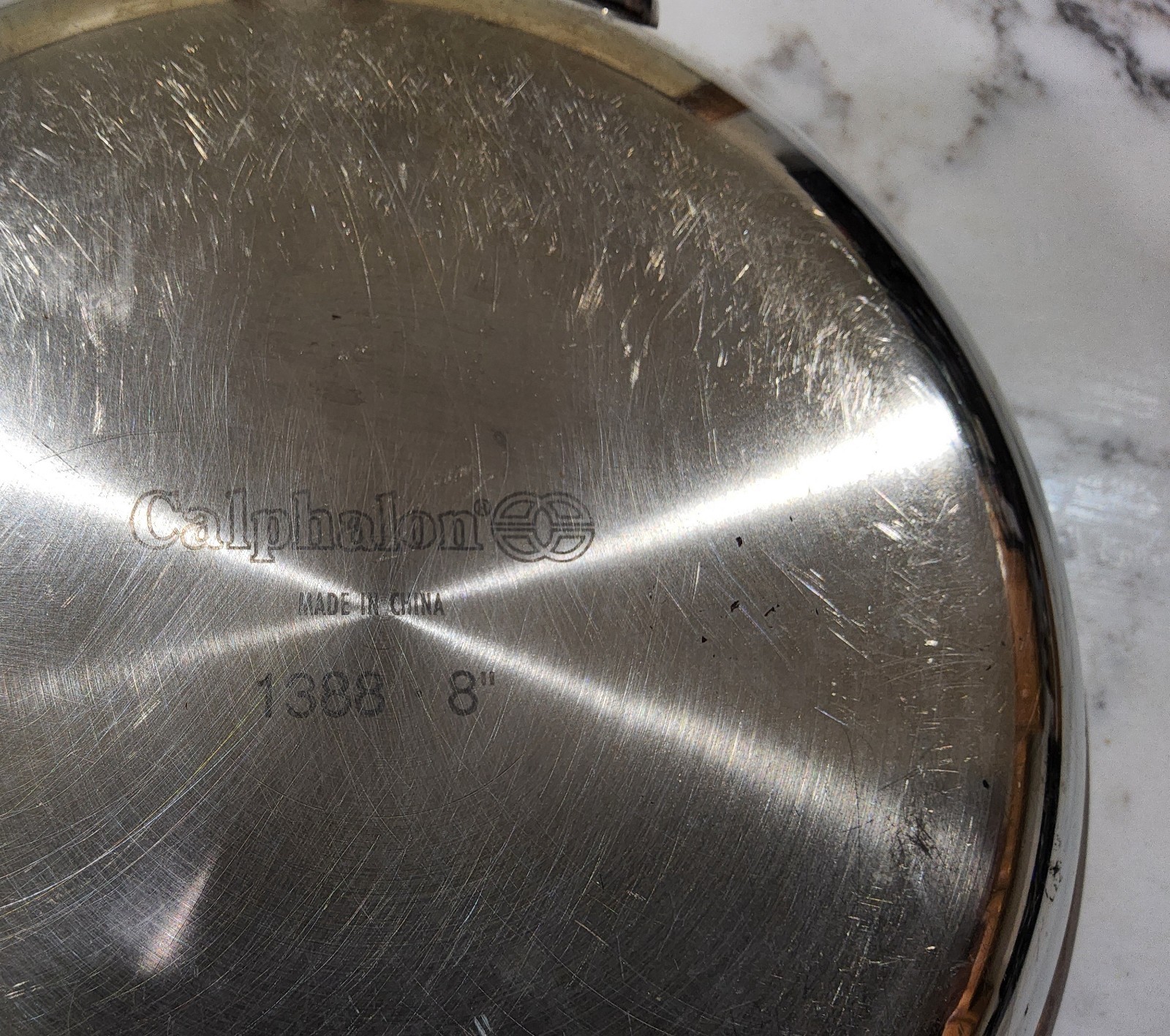 Calphalon 8″ Skillet Stainless Steel Omelette Professional Kitchen Saute Fry Pan