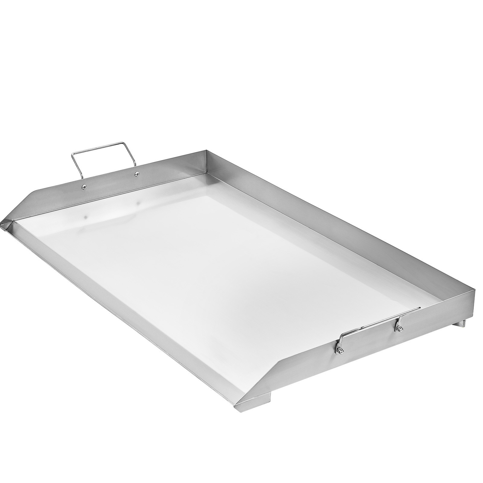 Griddle for Gas Grill, 36″x22″ Stainless Steel Flat Top w/ Grease Trough