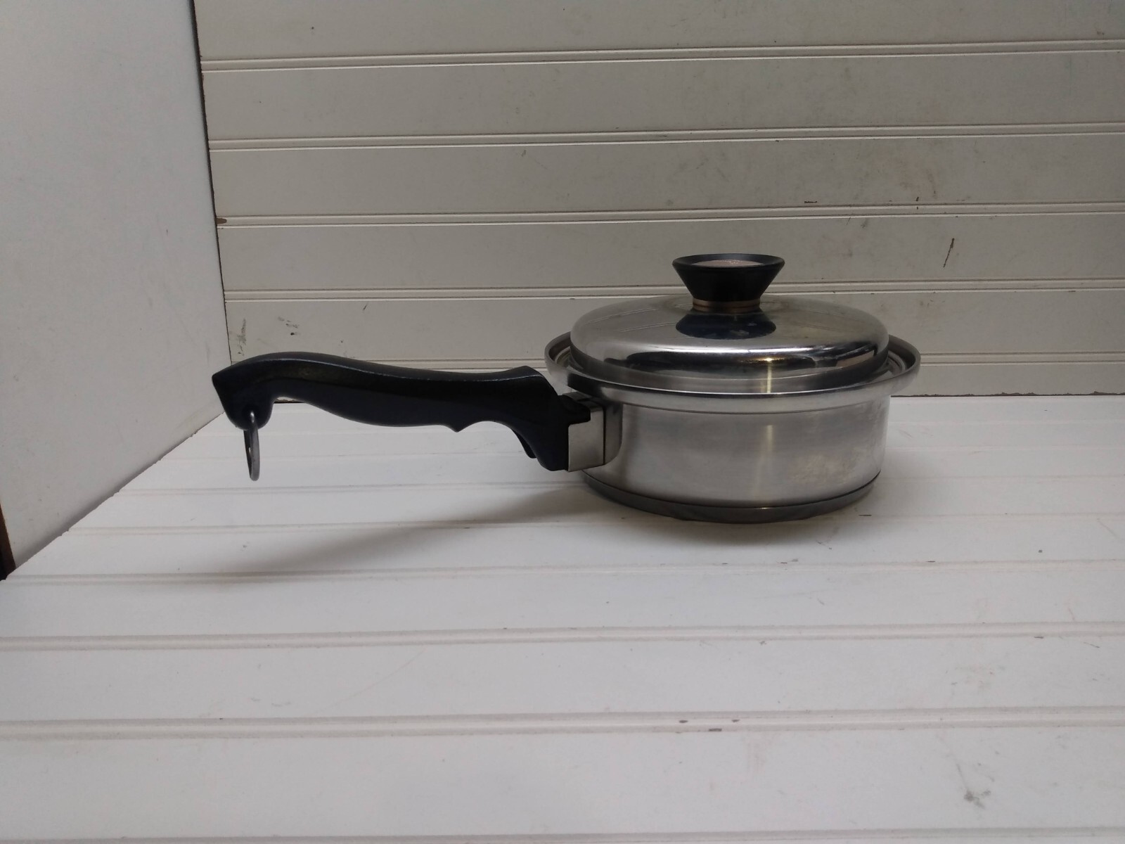 Towenecraft Chef’s Ware 1 Qt Saucepan T304 Surgical Multi-Core Stainless Pot Lid