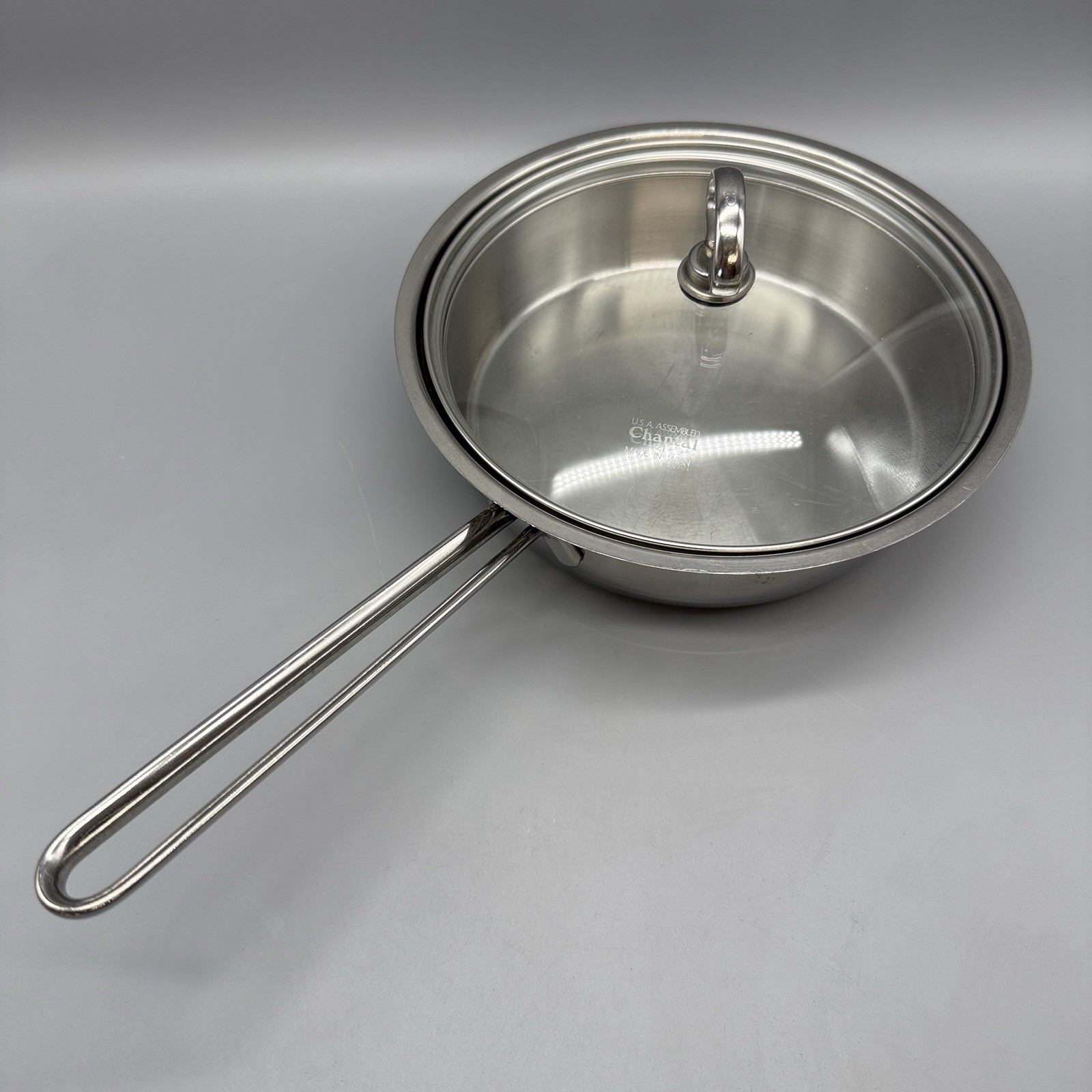 Chantal Stainless Steel 9” 2Qt. Saute Pan SL34-200 With Lid