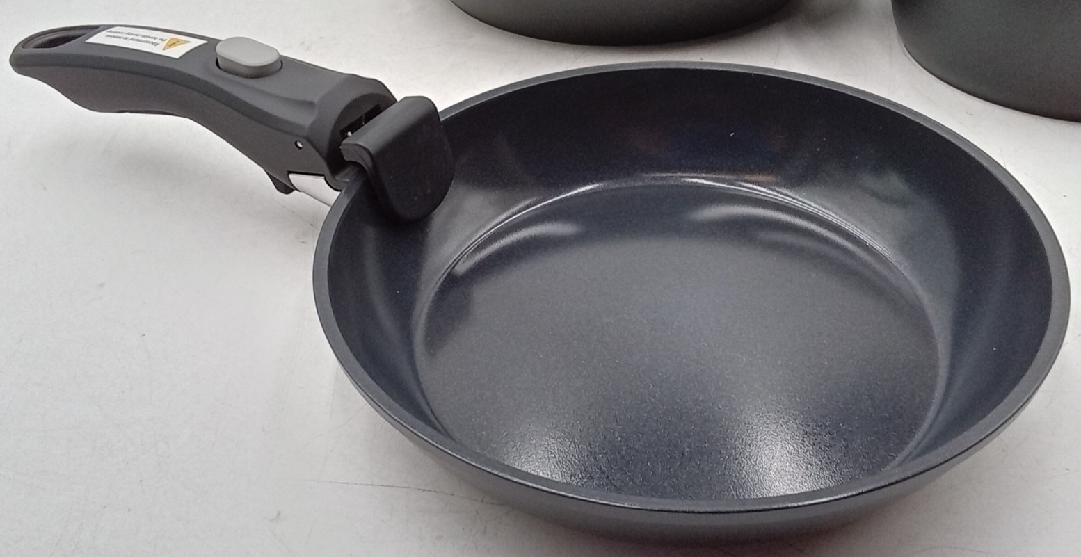 Bazova 19 Pcs Pots and Pans Set Non Stick Ceramic Cookware Set Black
