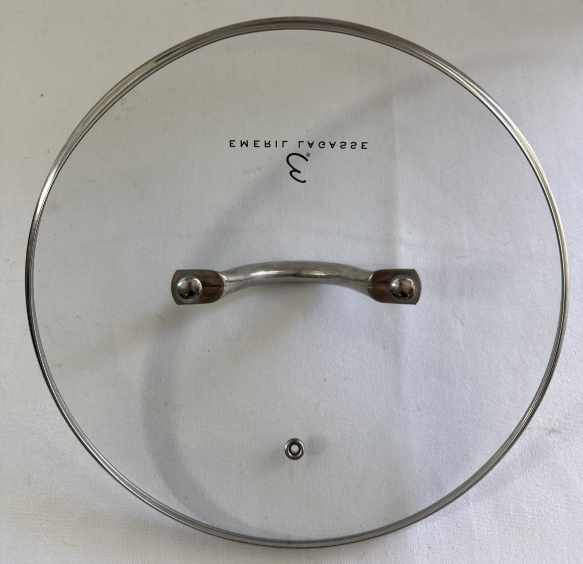 Emeril Lagasse 9.75″ Outer / 9.25 Inner Replacement Lid Glass Free Shipping
