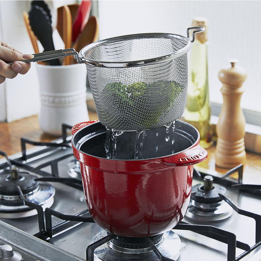 Le Creuset Stainless Steel Colander Kitchen Strainer For Cocotte Every Pot Fryer