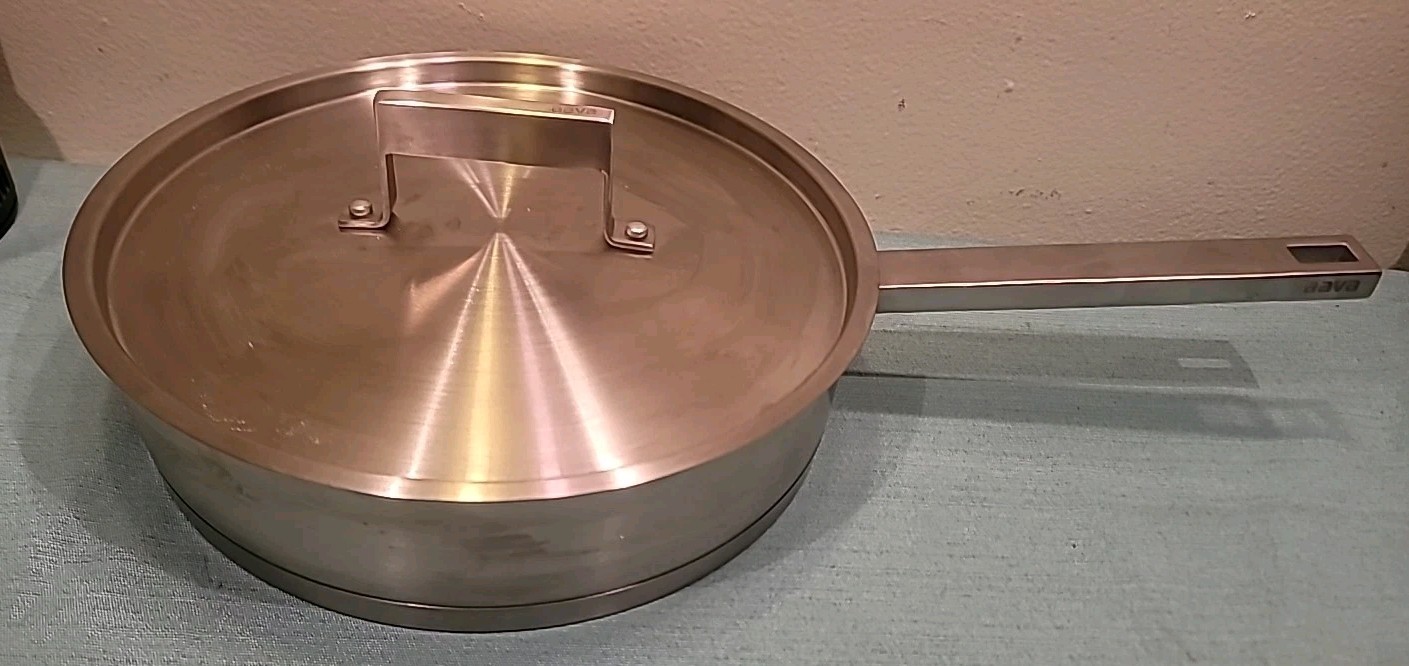 Aava Elements Stainless Steel Sauté Pan with Lid 10.75″ X 2.75″