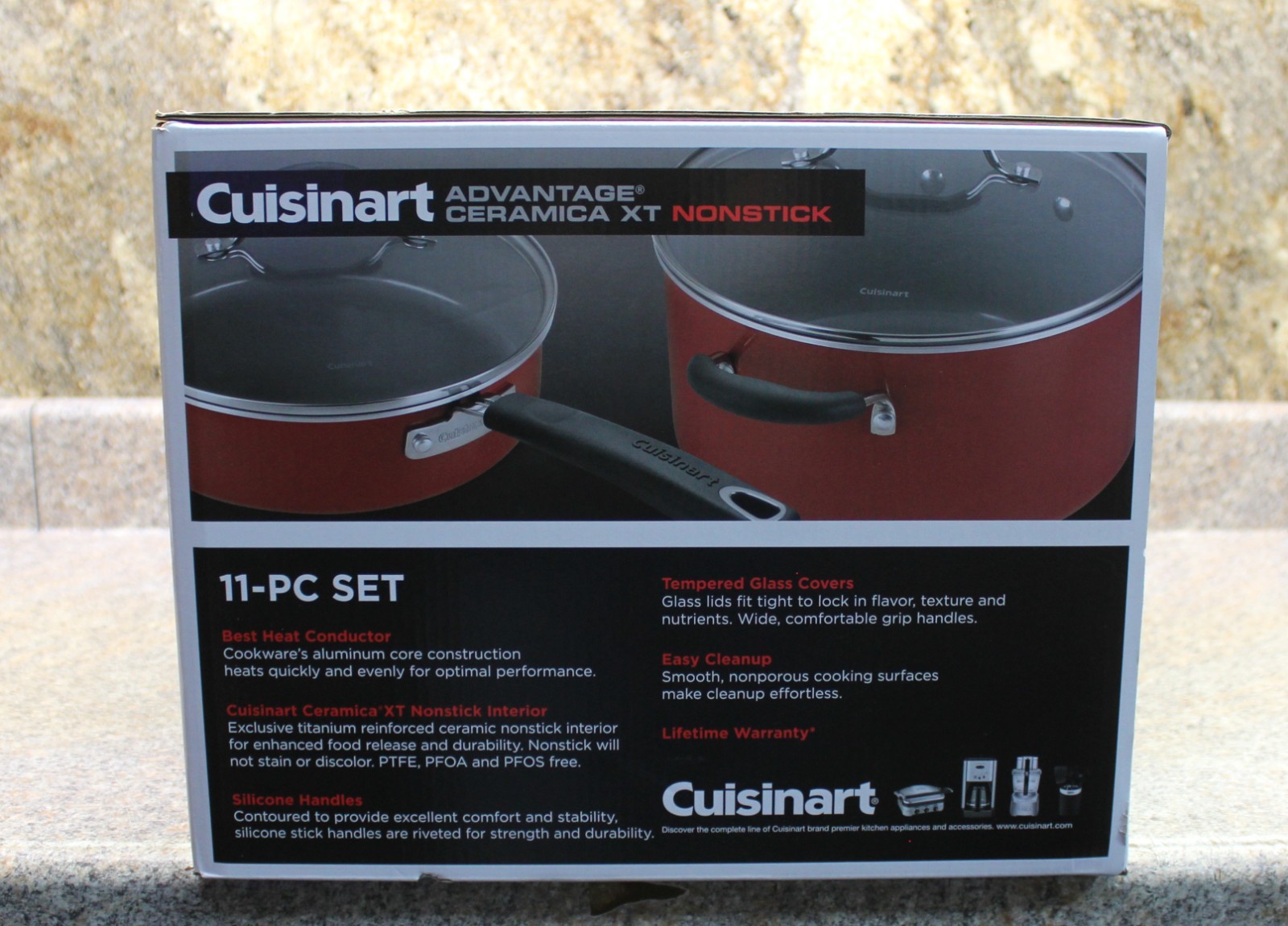 Cuisinart 54C-11R Advantage Ceramica XT Nonstick 11pc Set