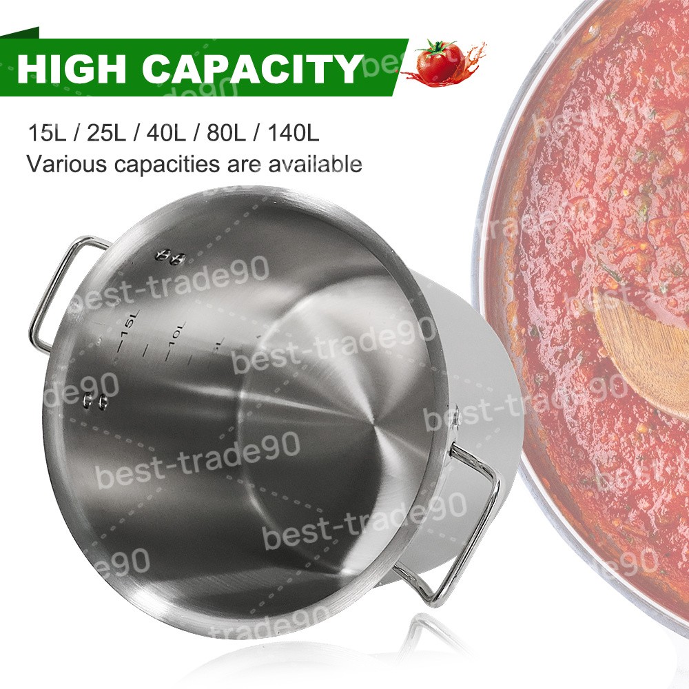 40L Automatic Food Mixer Electric Sauce Stirrer Frying Machine with Lid Kitchen