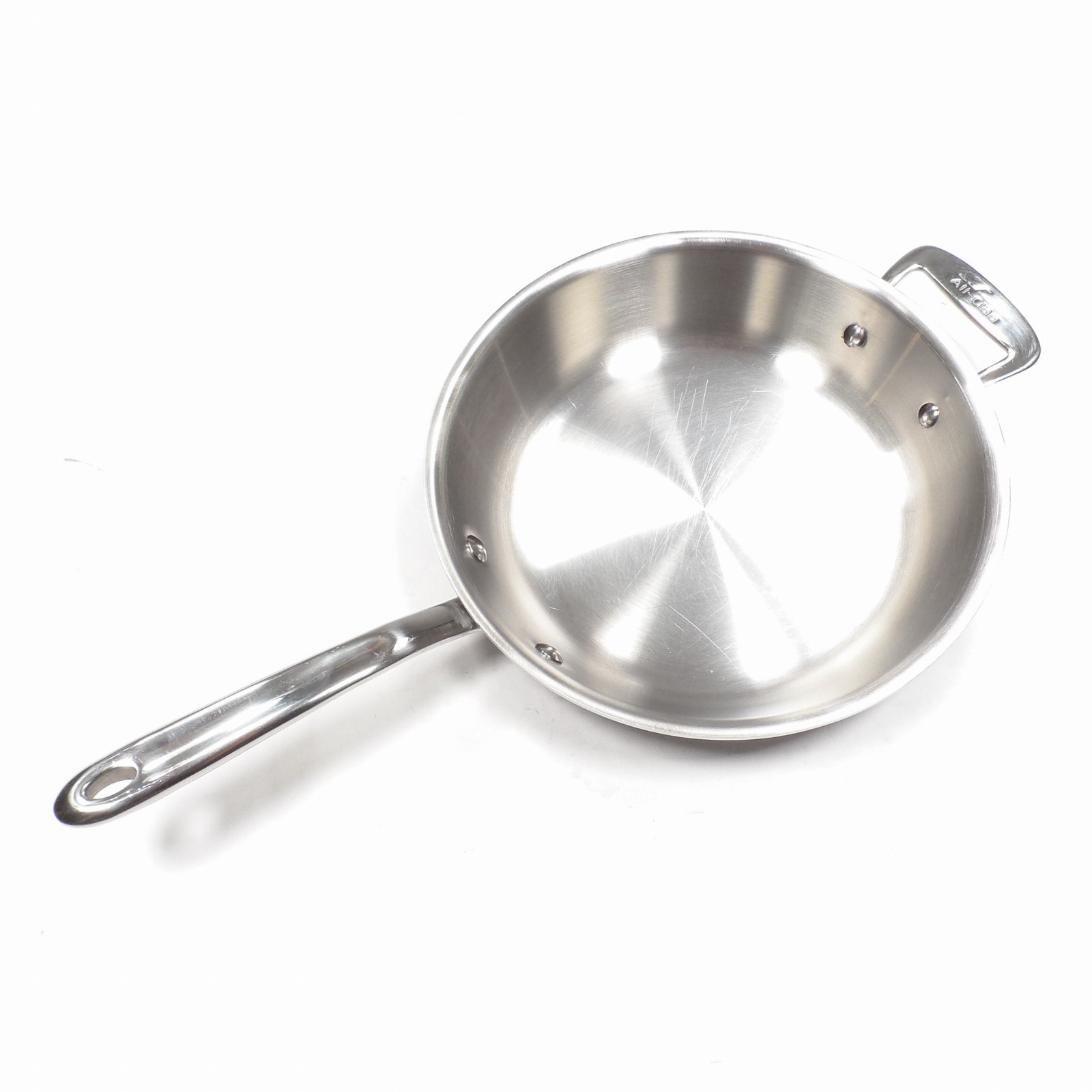 All Clad d7 Made in USA 10″ Stainless Steel Handle Frying Pan Skillet – No Lid
