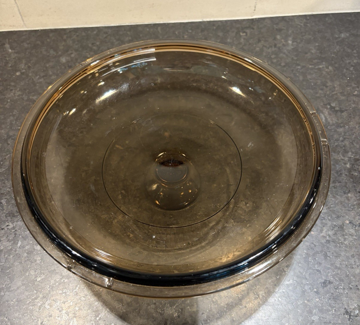 VTG Corning Ware USA Vision Amber Glass-2.5 L Saucepan With Pyrex Lid