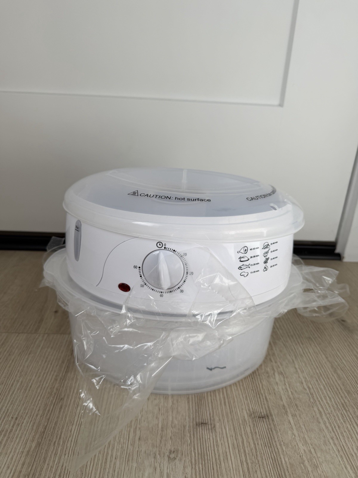 Rosewill RHST-15001 Food Steamer Rice Cooker 2 Tier 800W Tested Works