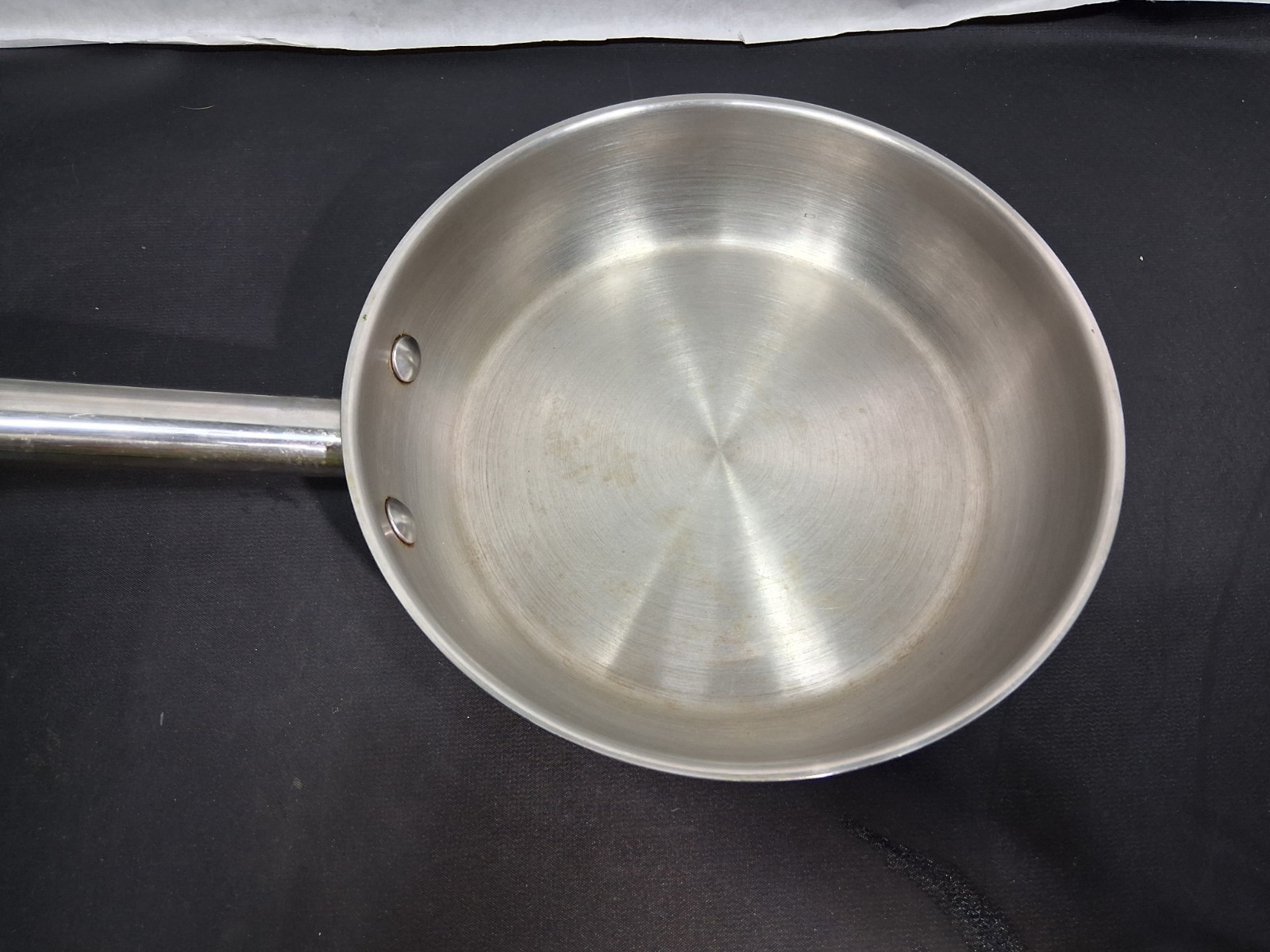 Tabletop Unlimited 18/10 Stainless Steel Frying Pan Copper Bottom 8.25″ Wide