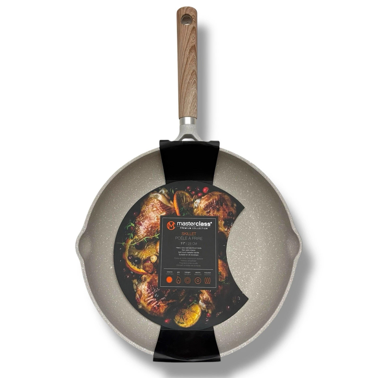NEW Masterclass Premium Cookware 11″ Heavy Duty Skillet Frying Pan Non-Stick