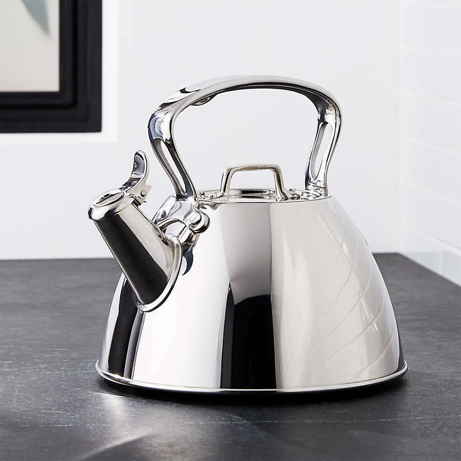 All-Clad 18/10 Stainless Steel 2-qt Tea Kettle Full handle