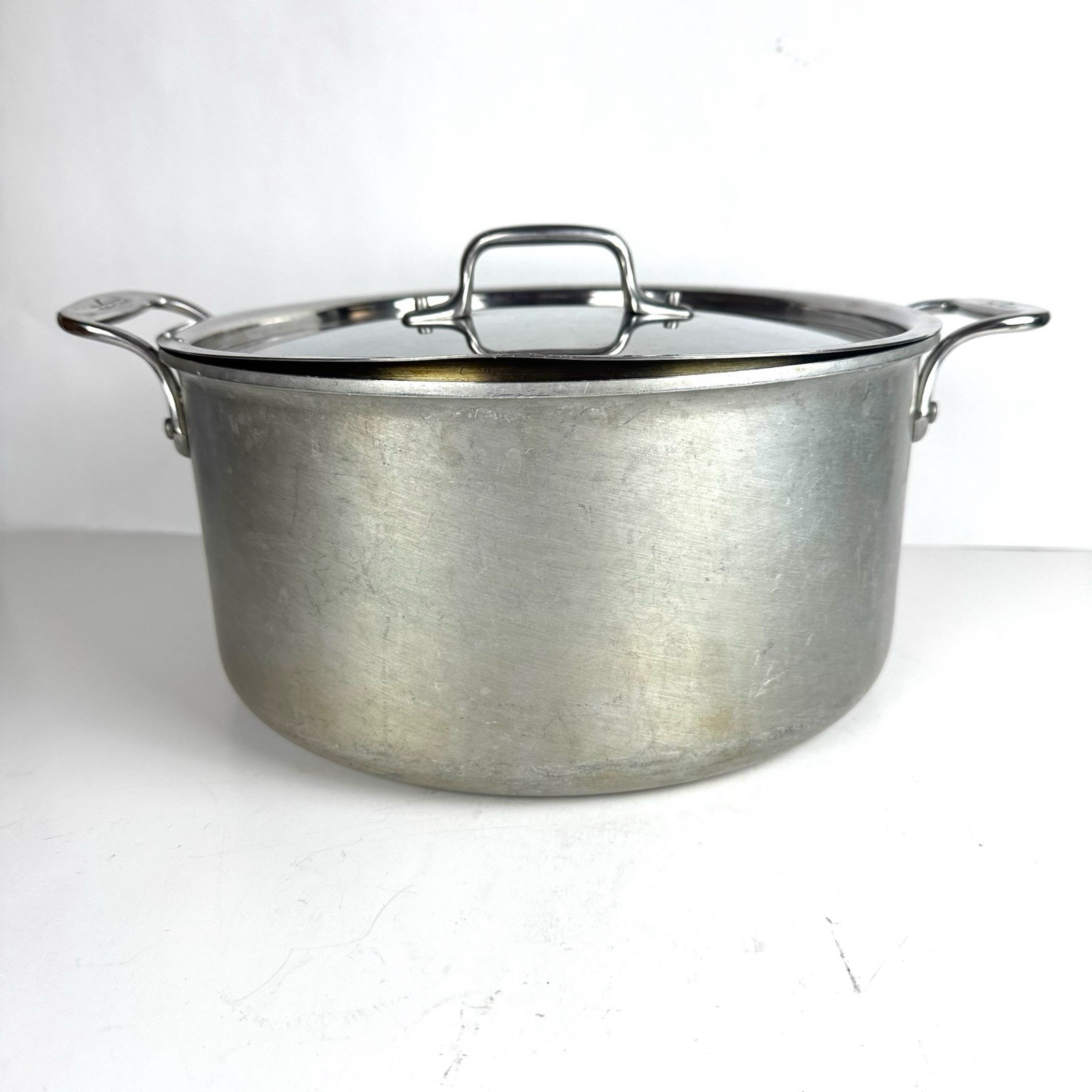 All-Clad Brushed Metal Master Chef MC2 8-qt Stock Pot with Lid