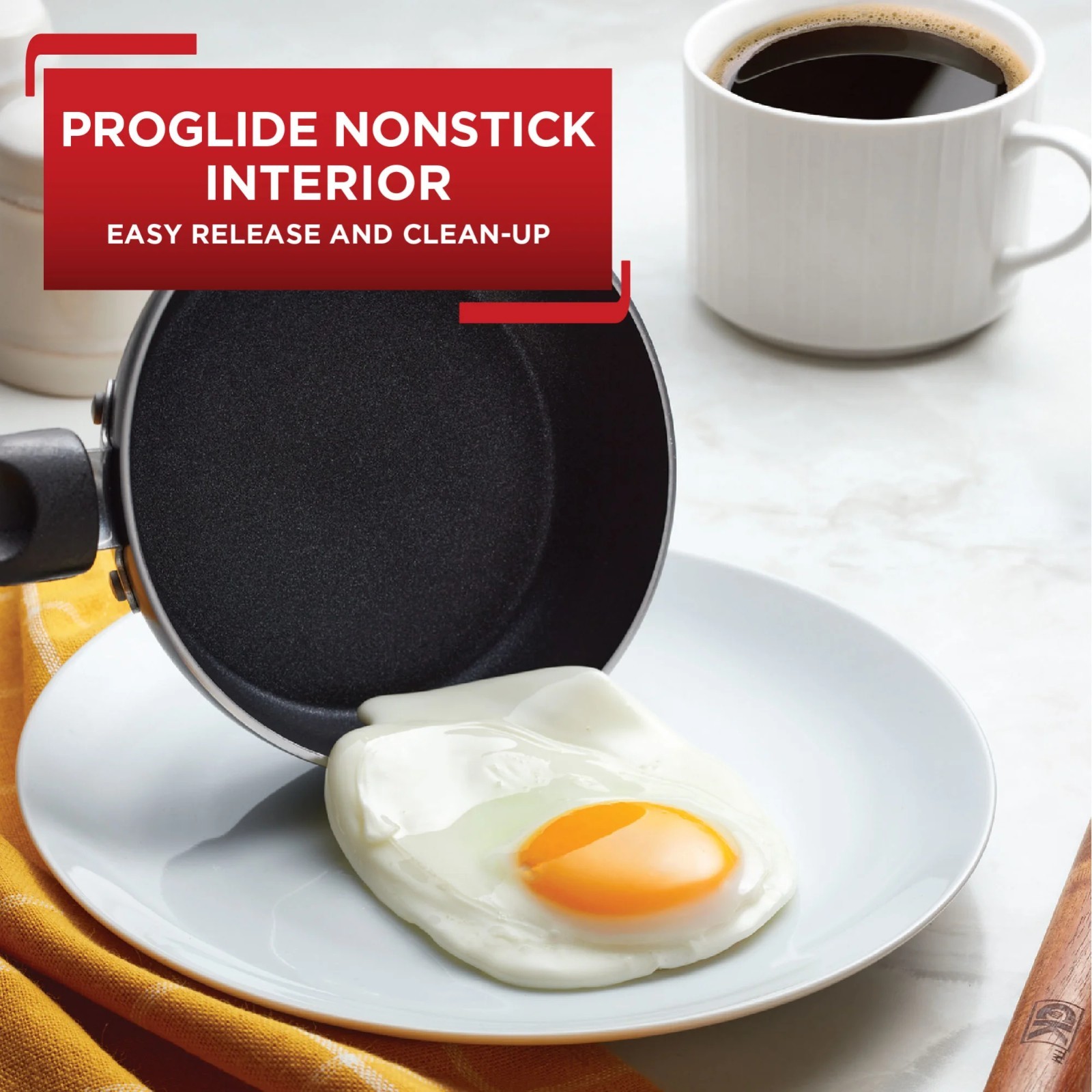 T-fal Easy Care Nonstick Cookware,Covered One Egg Wonder Fry Pan,4.5 inch,Black.