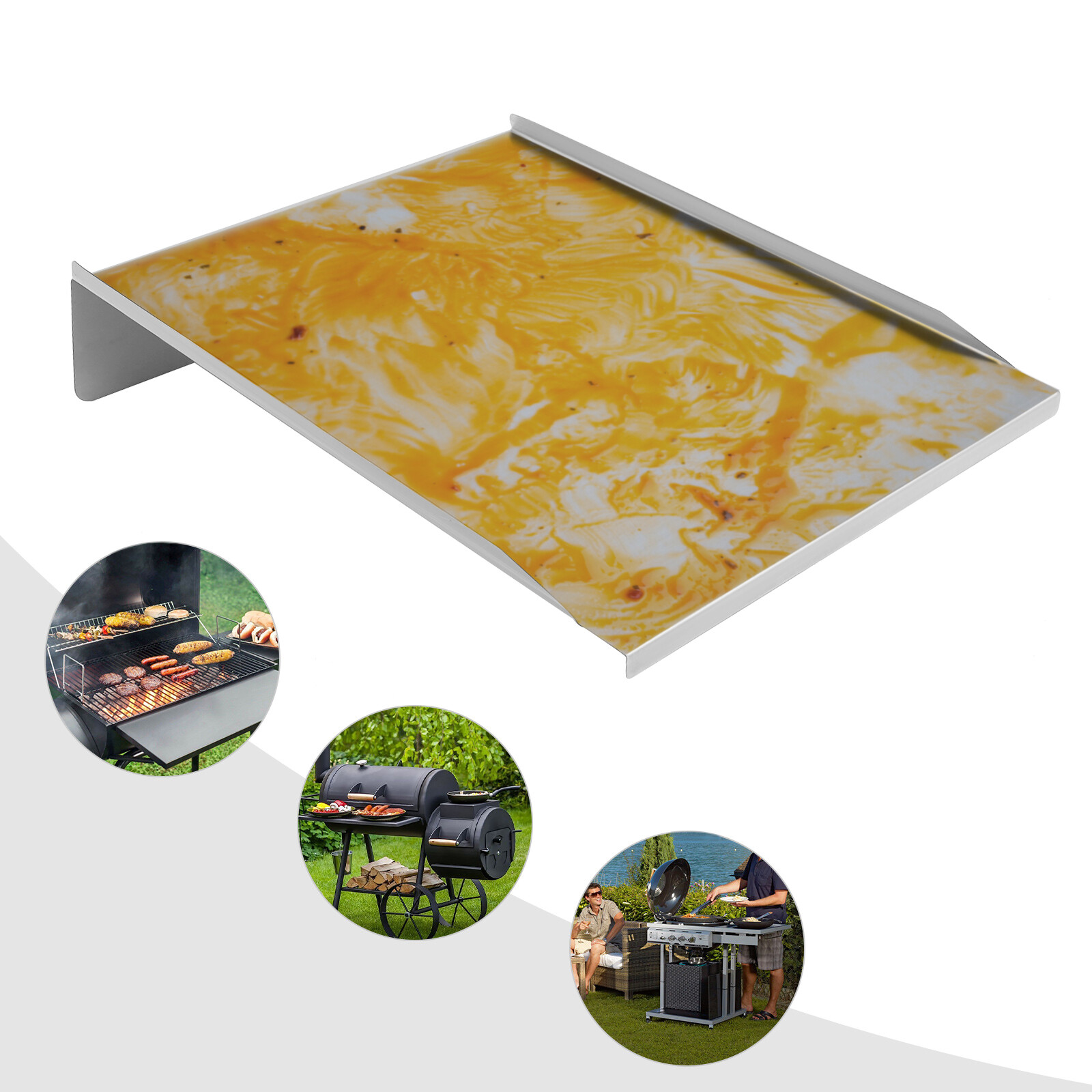 Drip Tray Chemical Resistant Oil Fuel Spill Containment Drain Pan Fridge Trays