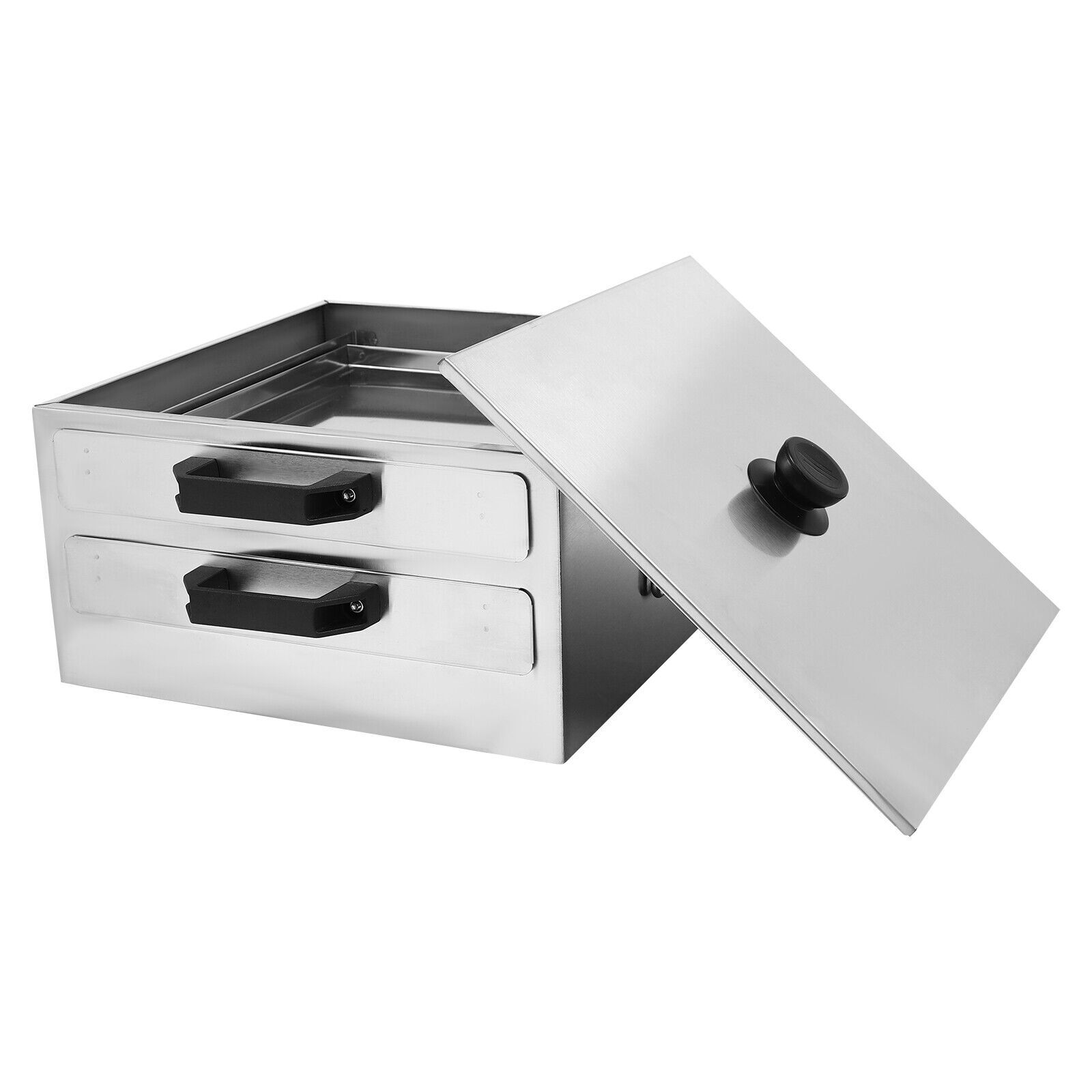 2 Layer Manual Cantonese Rice Noodle Rolls Machine Stainless Steel Food Steamer