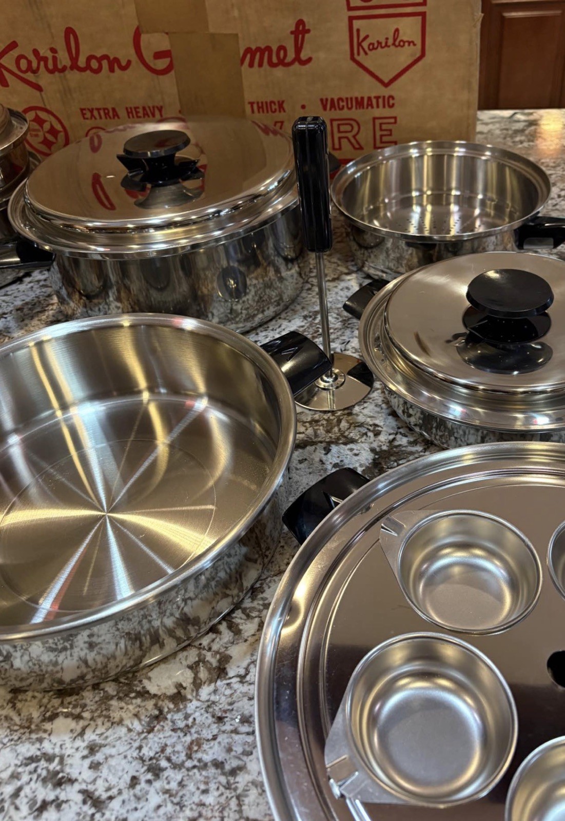 lifetime west bend waterless cookware pots pans made USA Vacumatic UNUSED NEW