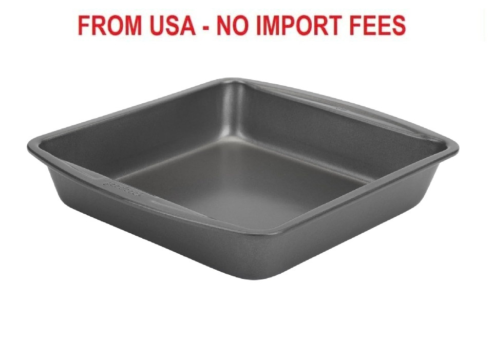 GoodCook Everyday Nonstick Steel Square Pan, 8″, Gray