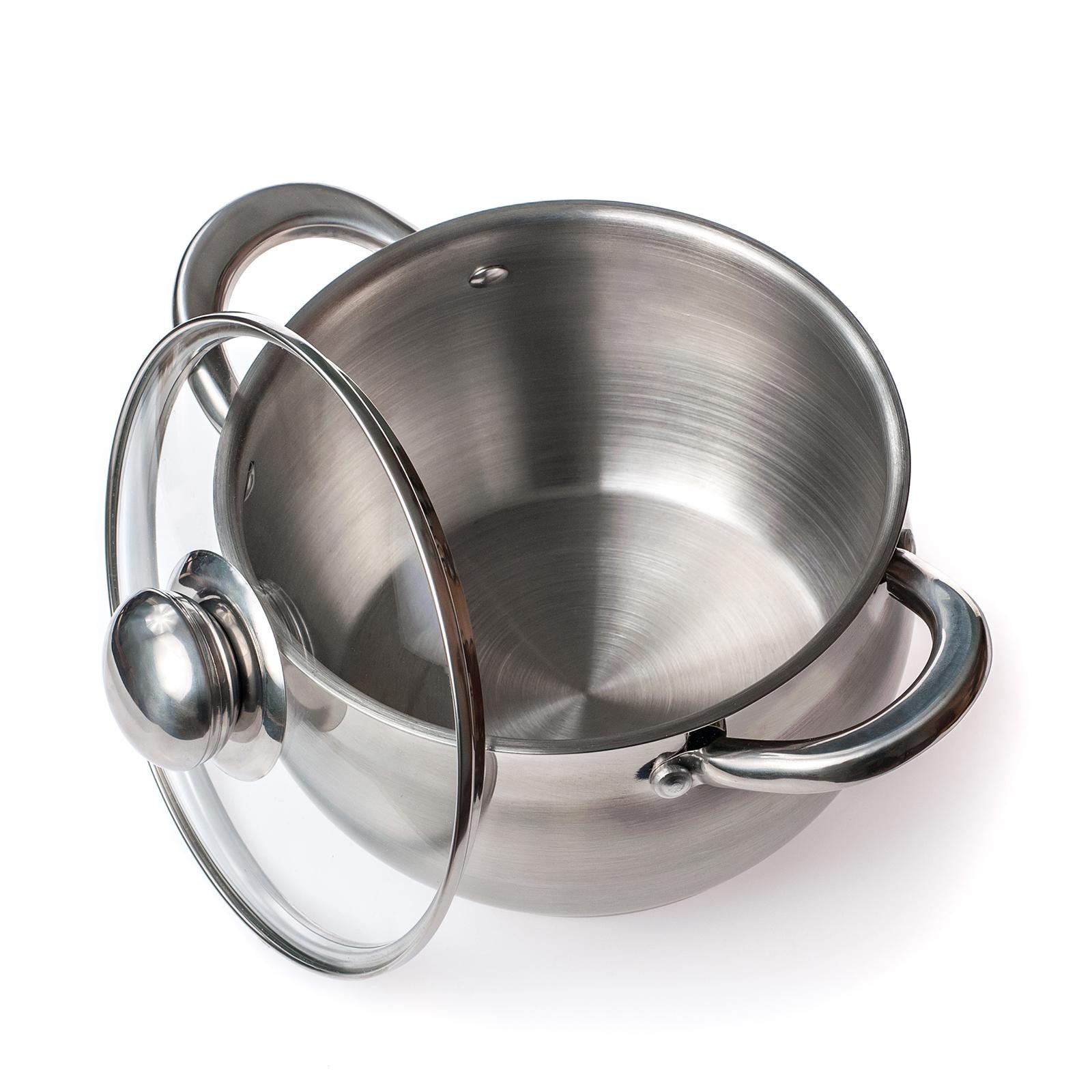 Universal Pot Lid Knob, Stainless Steel 58x41x30mm for Pan Lid, 4pcs