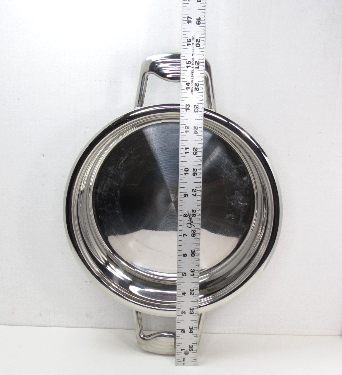 Platinum Professional Cookware Large Skillet Sauté Pan Titanium T304S + Lid