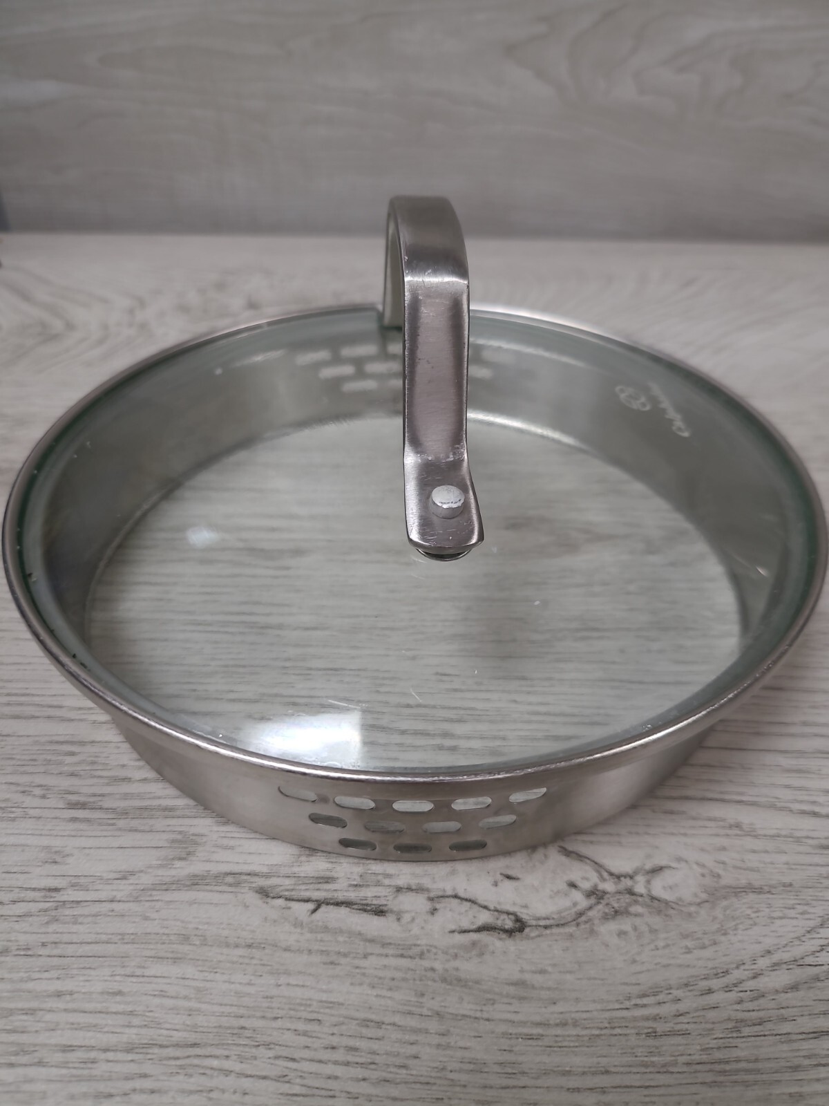 Calphalon Williams Sonoma 7″ Vented Glass & Stainless Replacement Lid Only