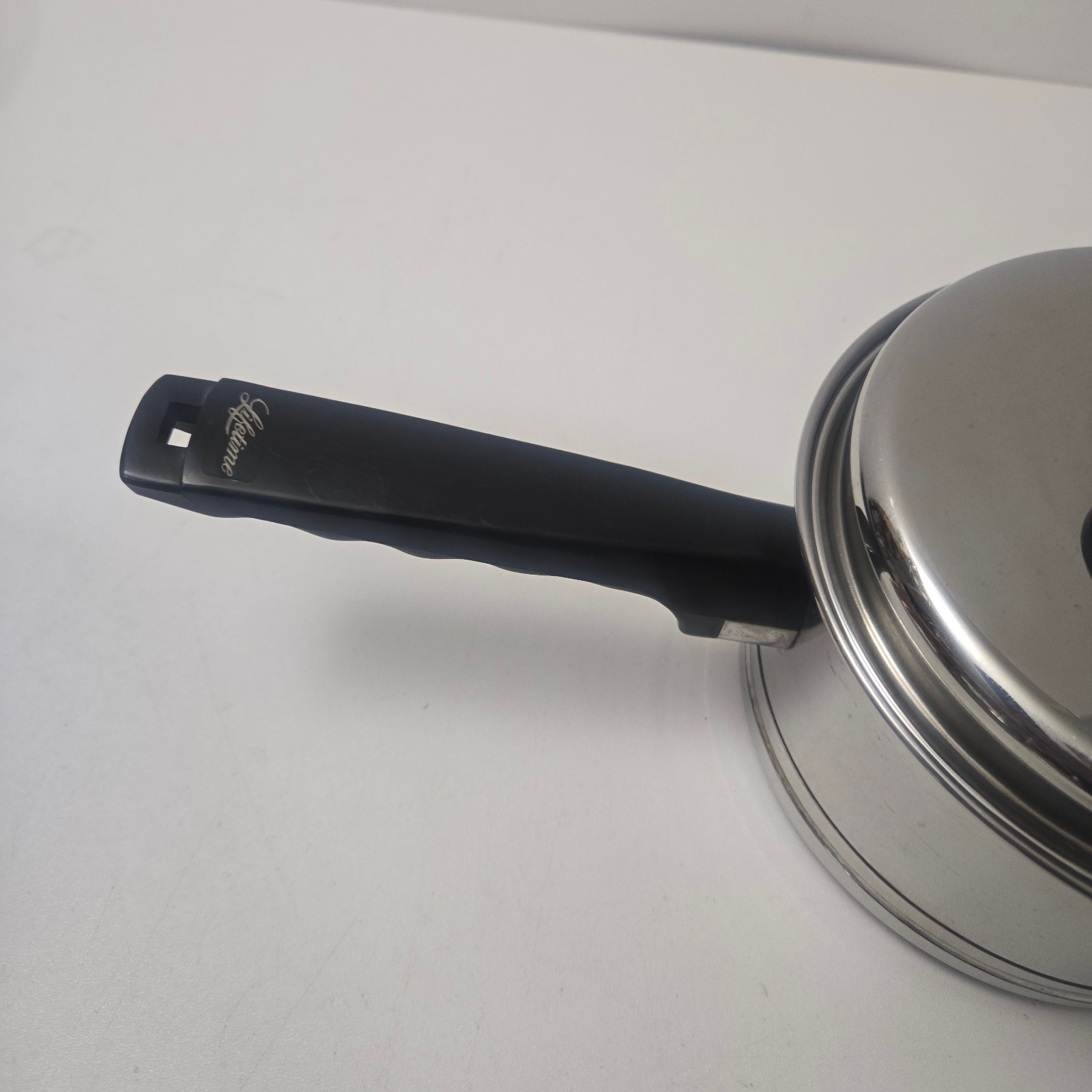 Vintage Lifetime 2 Qt Saucepan with Lid Stainless Steel 18-8 USA Heavy Pan