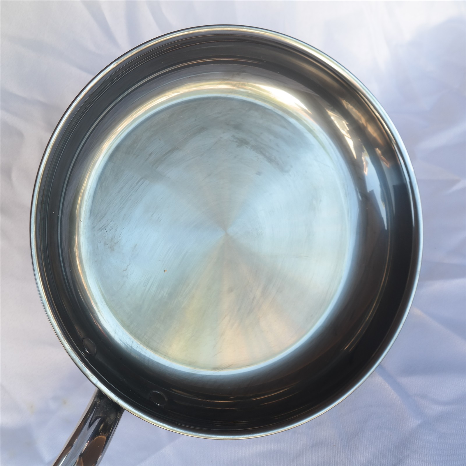 Hestan NanoBond Fry pan Stainless Multiply Titanium Gloss 10 3/4″ Italy made