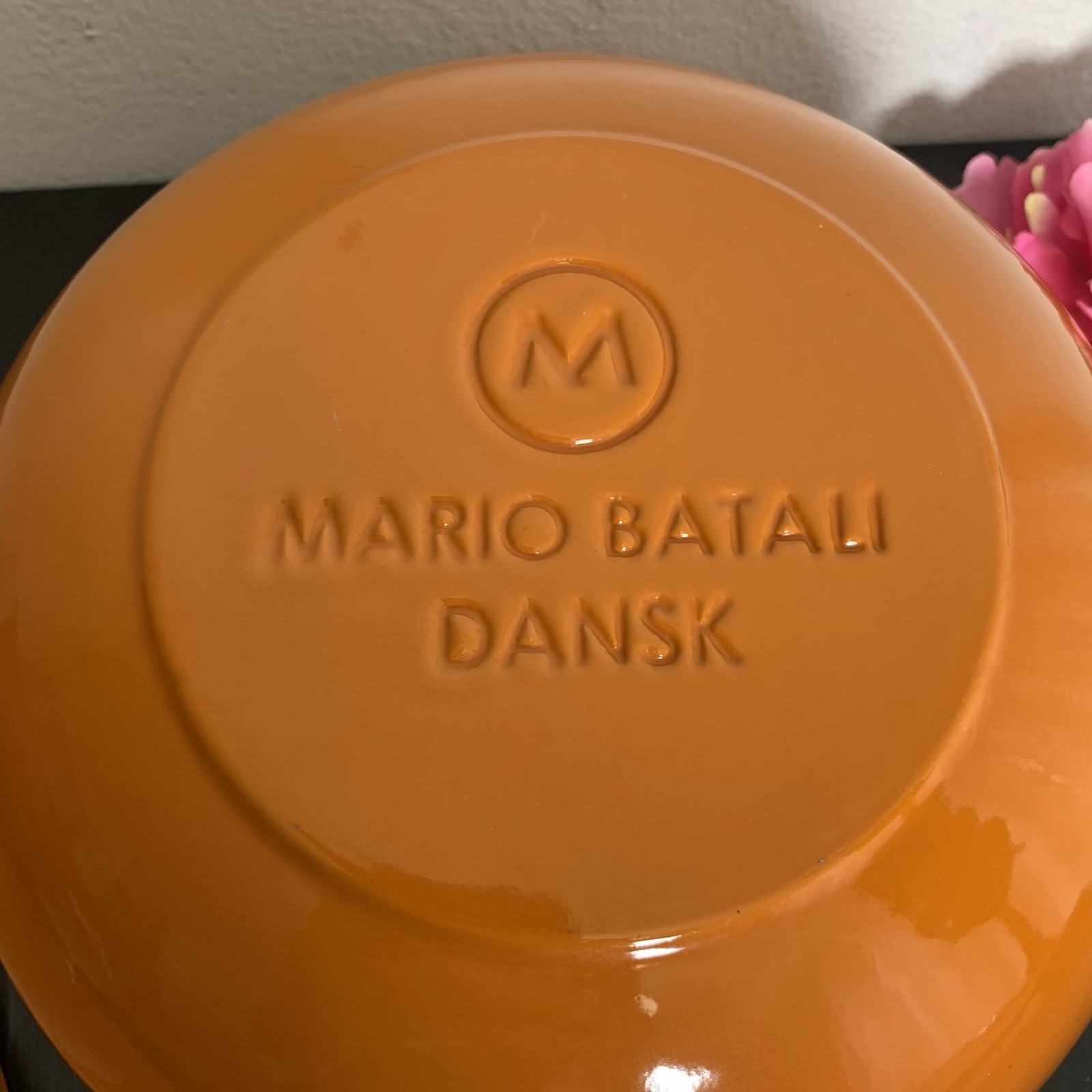 Mario Batali Dansk – Enameled Cast Iron Dutch Oven – Orange